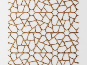 set panel lattice grille 3d 3D Model
