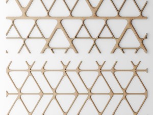 set panel lattice grille 3d 3D 模型