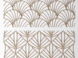 set panel lattice grille 3d 3D Model