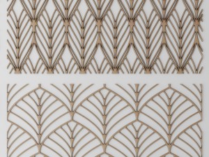 set panel lattice grille 3d 3D 模型