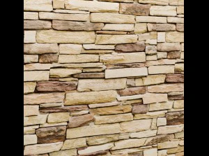 stone slate 3d 3D Model