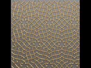 lattice arab panel 3d 3D 모델