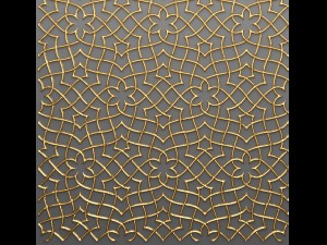 lattice arab panel 3d 3D 모델