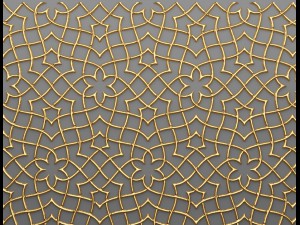 lattice arab panel 3d 3D 모델