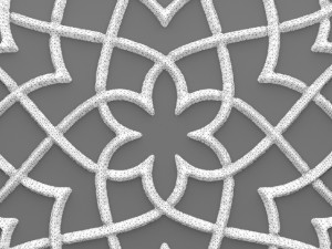 lattice arab panel 3d 3D 모델