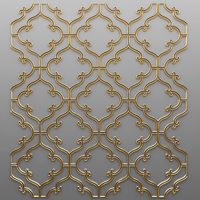 panel lattice grille 3d 3D 모델 .c4d .max .obj .3ds .fbx .stl .blend 