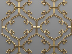panel lattice grille 3d 3D 모델