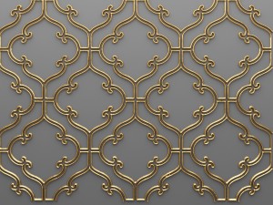 panel lattice grille 3d 3D 모델