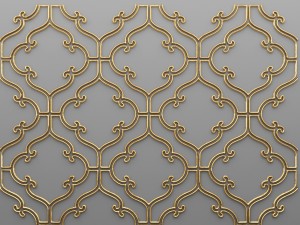 panel lattice grille 3d 3D 모델