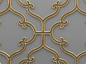 panel lattice grille 3d 3D Model
