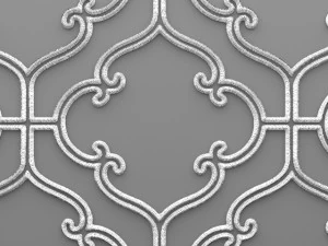 panel lattice grille 3d 3D Model