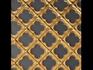 panel lattice grille 3d 3D Модель