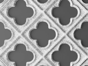 panel lattice grille 3d 3D Model