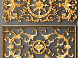 fretwork set 3d 3D मॉडल