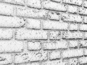 bricks wall 3d 3D Model