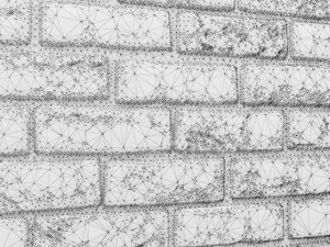 bricks wall 3d 3D मॉडल