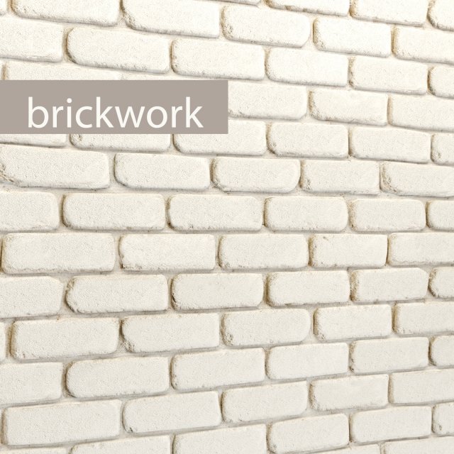 gypsum stone brick 3D 模型 .c4d .max .obj .3ds .fbx .stl .blend 