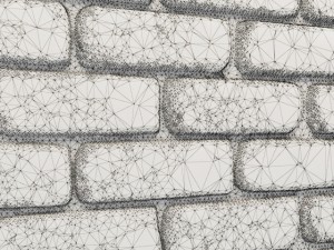 gypsum stone brick 3D 模型