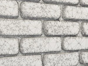 gypsum stone brick 3D Model