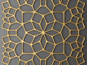 panel lattice grille 3d Modelo 3D