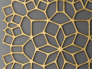 panel lattice grille 3d Modello 3D
