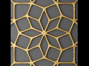 panel lattice grille 3d Modello 3D