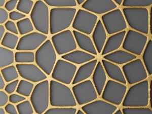 panel lattice grille 3d Modello 3D