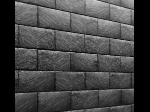 kamień łupek czarny 3d Model 3D