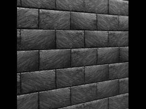 stone slate black 3d Modelo 3D