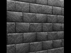 kamień łupek czarny 3d Model 3D