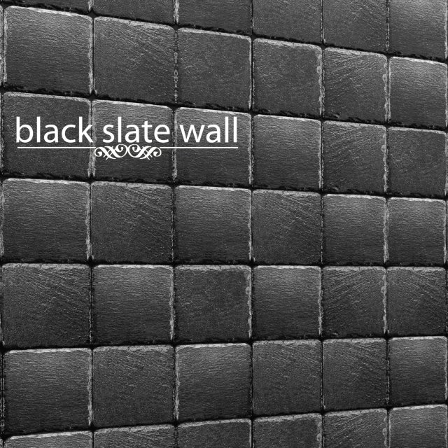 stone slate black 3d Modelo 3D .c4d .max .obj .3ds .fbx .stl .blend 