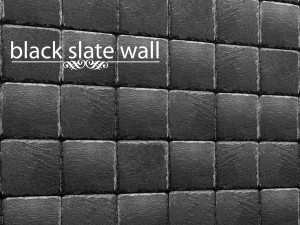 stone slate black 3d 3D Model