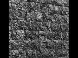 stone slate black 3d Model 3D