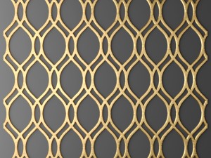 panel lattice grille 3d 3D Model