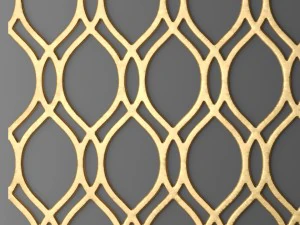 panel lattice grille 3d 3D Model
