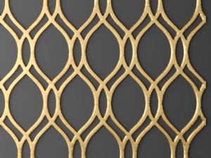 panel lattice grille 3d 3D Model