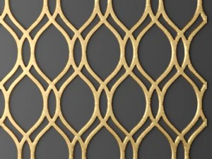 panel lattice grille 3d 3D Model