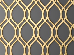 panel lattice grille 3d 3D Model