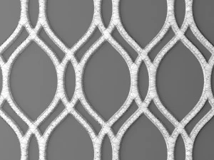 panel lattice grille 3d 3D Model