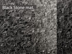 stone slate black 3d 3D Model