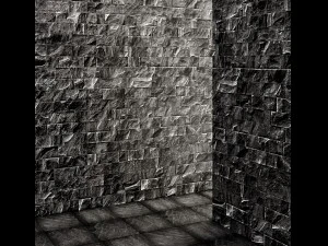 stone slate black 3d 3D Model