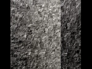 stone slate black 3d 3D Model