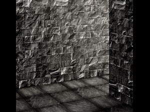 stone slate black 3d 3D Model