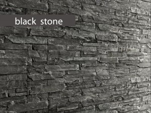 stone slate black 3d 3D Model