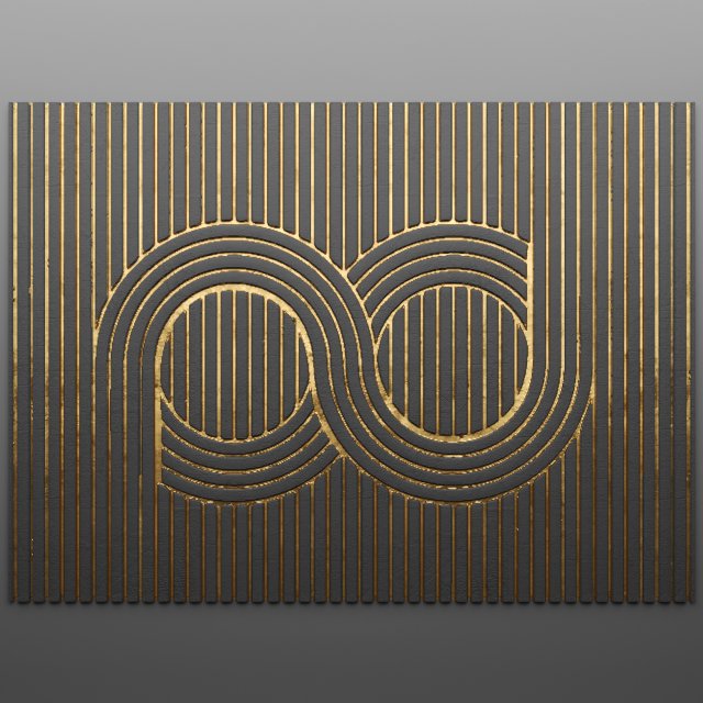 panel painting 3d Modèle 3D .c4d .max .obj .3ds .fbx .stl .blend 