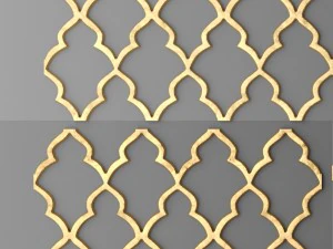 grade de treli&ccedil;a de painel 3d Modelo 3D