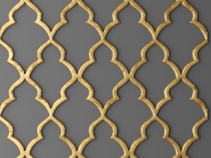 panel lattice grille 3d Modelo 3D