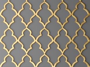 panel lattice grille 3d Modelo 3D