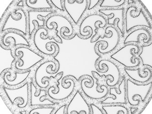 mirror carved scroll wall 3d Model 3D