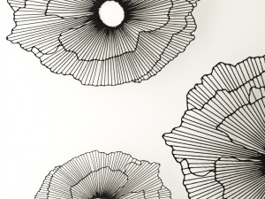 wall decor futuristic coral panel 3Dモデル